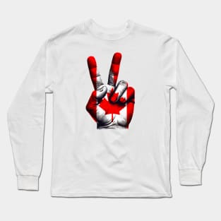 Canadian Flag Long Sleeve T-Shirt